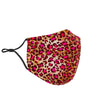 Pink Dot Cheetah Leopard Pattern Print Face Mask-grizzshop