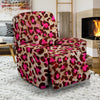 Pink Dot Cheetah Leopard Pattern Print Recliner Cover-grizzshop