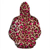 Pink Dot Cheetah Leopard Pattern Print Women Men Pullover Hoodie-grizzshop