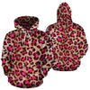 Pink Dot Cheetah Leopard Pattern Print Women Men Pullover Hoodie-grizzshop