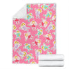 Pink Fairy Pattern Print Blanket-grizzshop