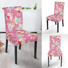 Pink Fairy Pattern Print Chair Cover-grizzshop