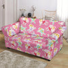 Pink Fairy Pattern Print Loveseat Cover-grizzshop