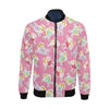 Pink Fairy Pattern Print Men's Bomber Jacket-grizzshop