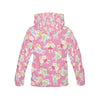 Pink Fairy Pattern Print Women Pullover Hoodie-grizzshop