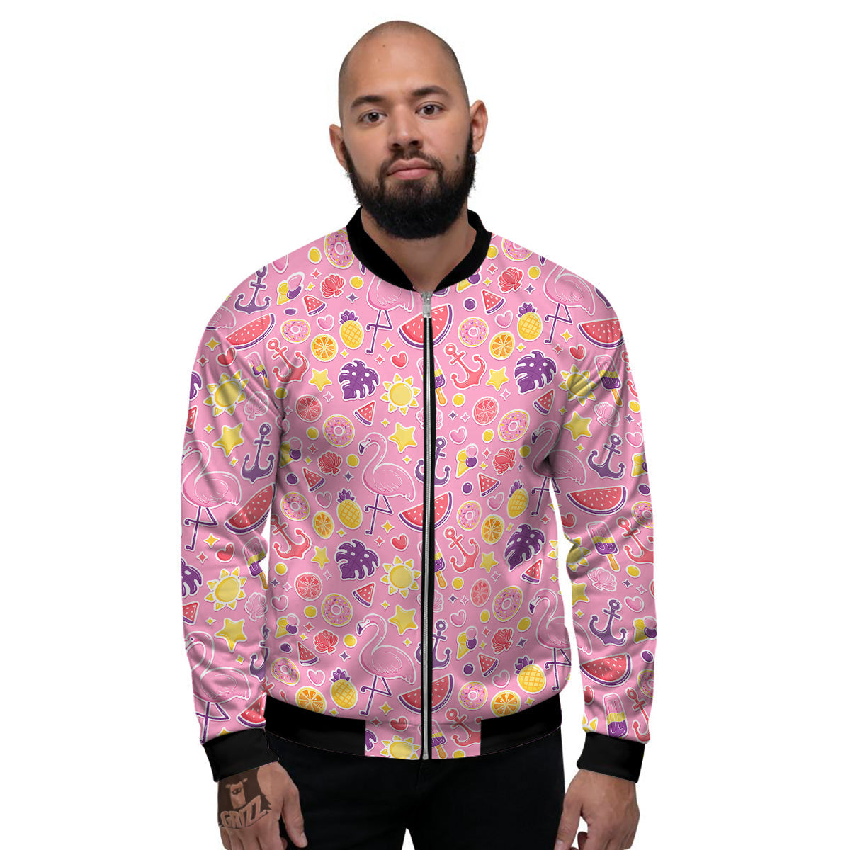 Buy Jack & Jones Men Pink Solid Bomber Jacket - Jackets for Men 19376618 |  Myntra