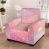 Pink Galaxy Stardust Armchair Cover-grizzshop