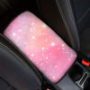 Pink Galaxy Stardust Car Console Cover-grizzshop