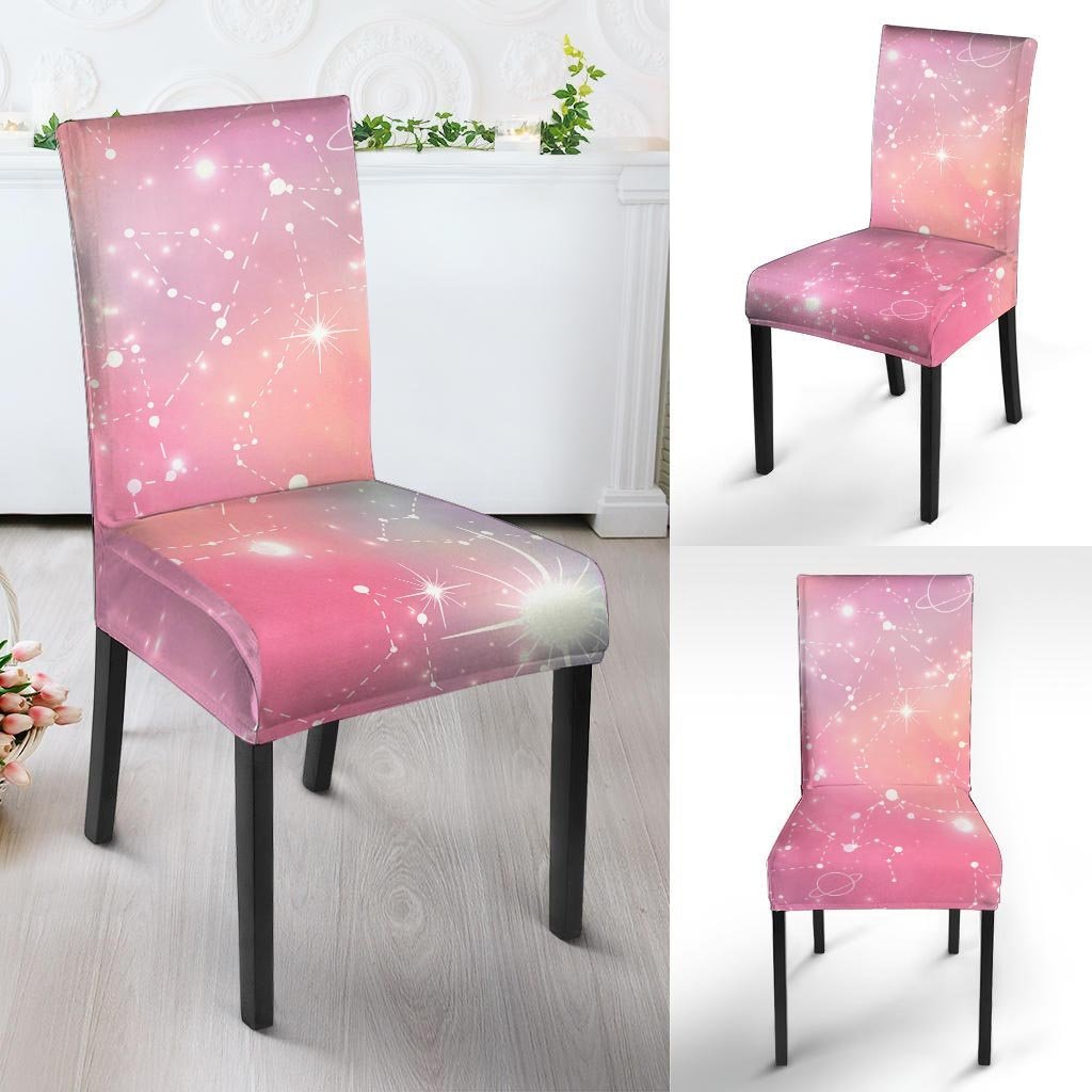 Pink Galaxy Stardust Chair Cover-grizzshop