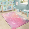 Pink Galaxy Stardust Floor Mat-grizzshop