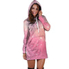 Pink Galaxy Stardust Hoodie Dress-grizzshop