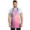 Pink Galaxy Stardust Men's Apron-grizzshop