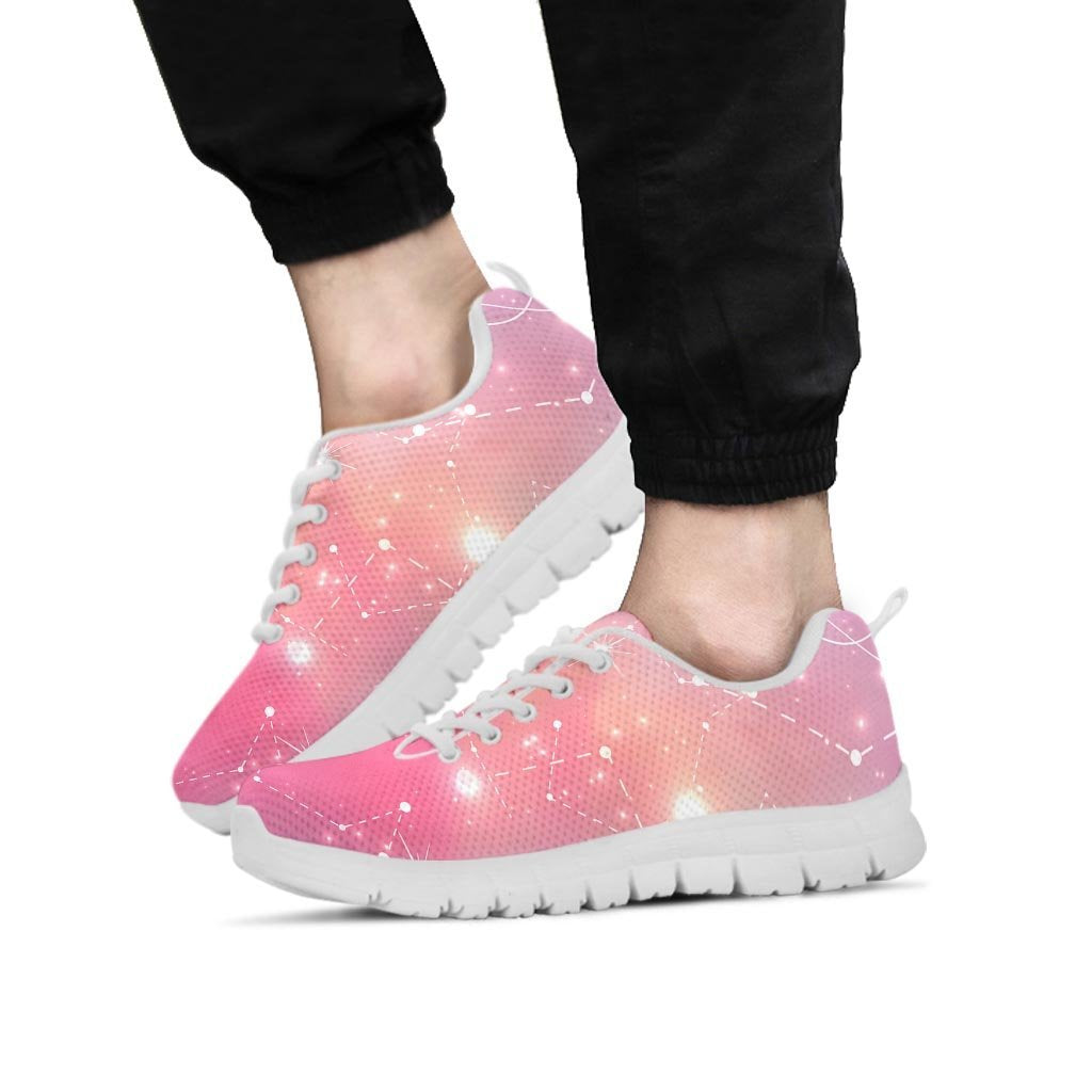 Pink Galaxy Stardust Men's Sneakers-grizzshop