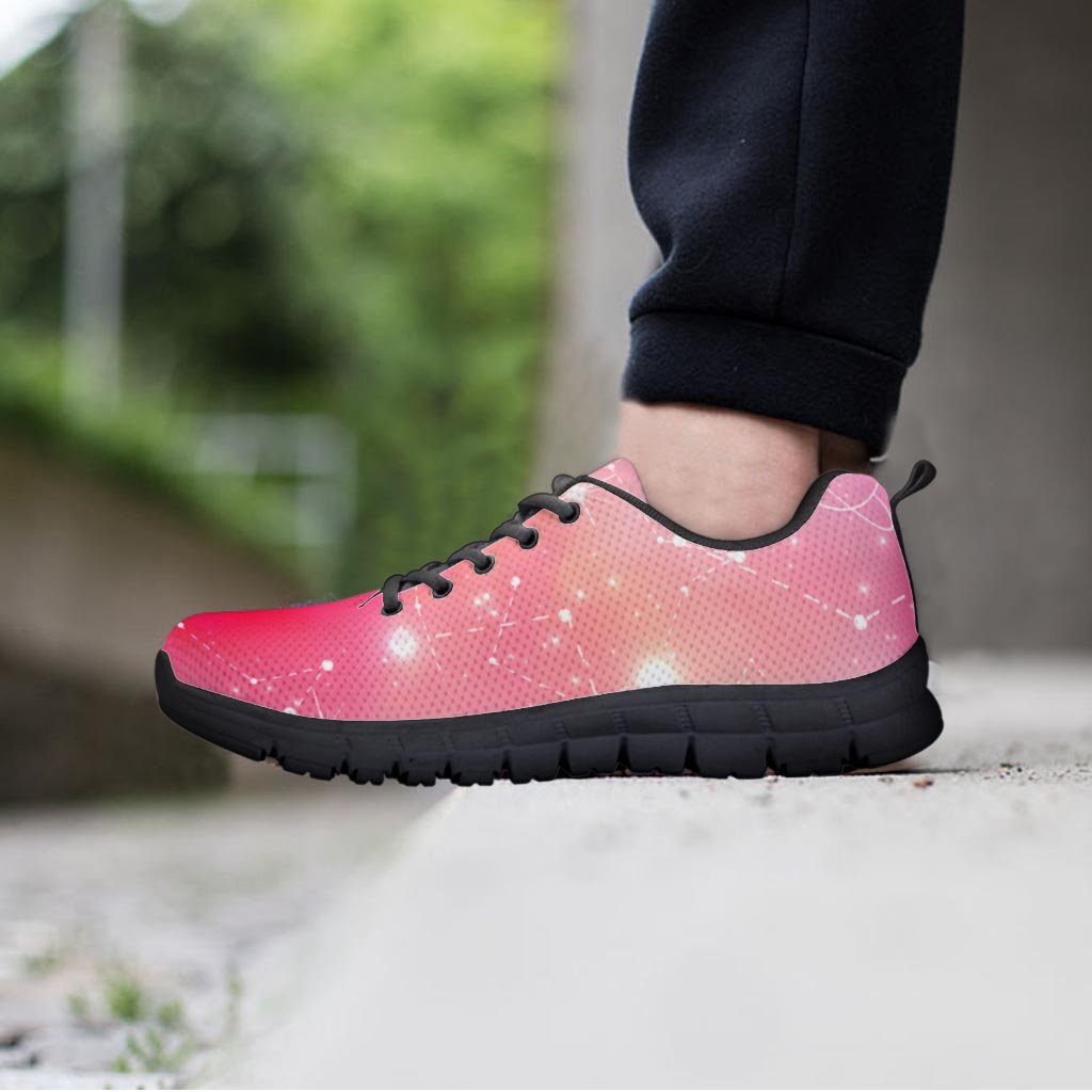 Pink Galaxy Stardust Men's Sneakers-grizzshop