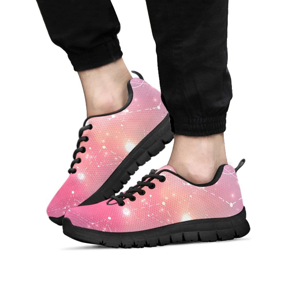 Pink Galaxy Stardust Men's Sneakers-grizzshop