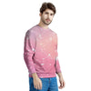 Pink Galaxy Stardust Men's Sweatshirt-grizzshop