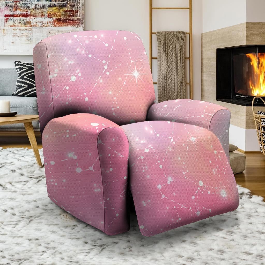 Pink Galaxy Stardust Recliner Cover-grizzshop