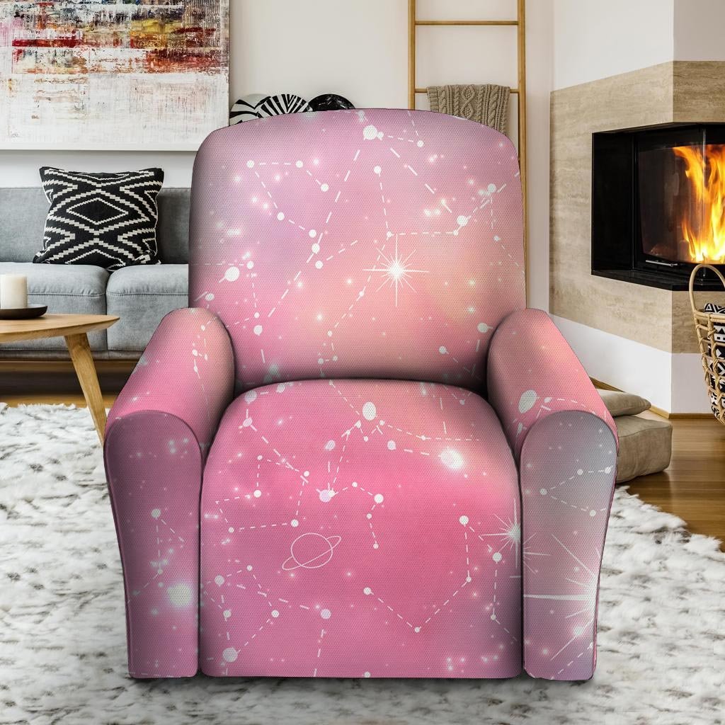 Pink Galaxy Stardust Recliner Cover-grizzshop