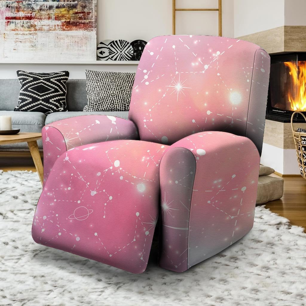 Pink Galaxy Stardust Recliner Cover-grizzshop