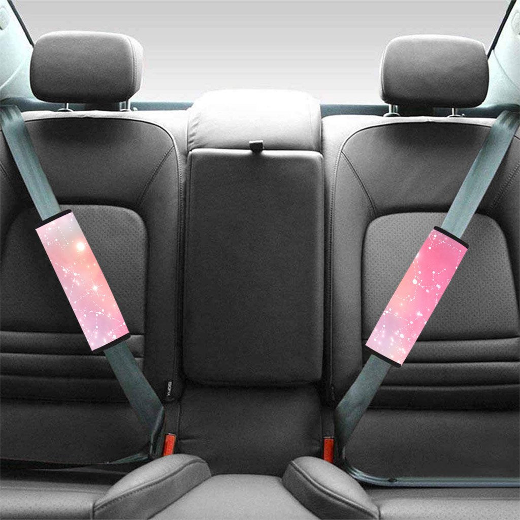 Pink Galaxy Stardust Seat Belt Cover-grizzshop