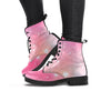 Pink Galaxy Stardust Women's Boots-grizzshop