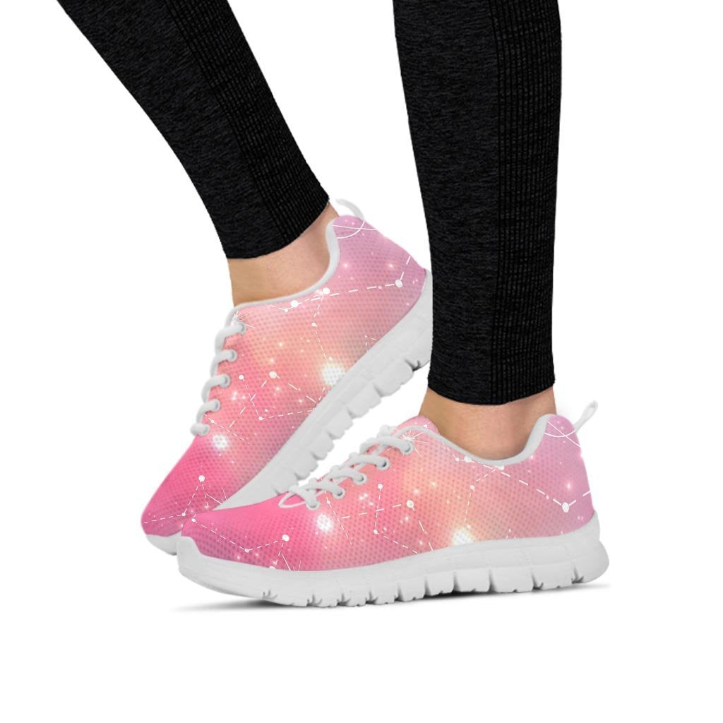 Pink Galaxy Stardust Women's Sneakers-grizzshop