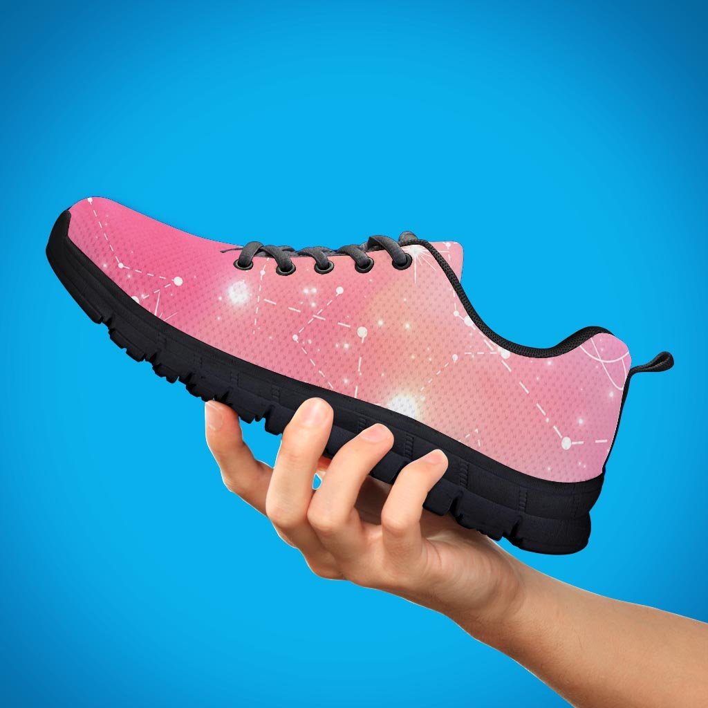 Pink Galaxy Stardust Women's Sneakers-grizzshop