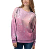 Pink Galaxy Stardust Women's Sweatshirt-grizzshop