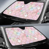 Pink Girly Mermaid Unicon Teal Scales Car Sun Shade-grizzshop