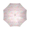 Pink Girly Mermaid Unicorn Teal Scales Pattern Print Foldable Umbrella-grizzshop