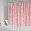 Pink Glitter Pattern Print Bathroom Shower Curtain-grizzshop