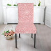 Pink Glitter Pattern Print Chair Cover-grizzshop