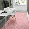 Pink Glitter Pattern Print Floor Mat-grizzshop