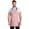 Pink Glitter Pattern Print Men's Apron-grizzshop