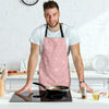 Pink Glitter Pattern Print Men's Apron-grizzshop