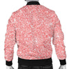 Pink Glitter Pattern Print Men's Bomber Jacket-grizzshop