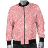 Pink Glitter Pattern Print Men's Bomber Jacket-grizzshop