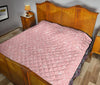 Pink Glitter Pattern Print Quilt-grizzshop