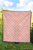 Pink Glitter Pattern Print Quilt-grizzshop