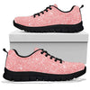 Pink Glitter Pattern Print Sneaker Shoes For Men Women-grizzshop