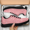 Pink Glitter Pattern Print Sneaker Shoes For Men Women-grizzshop