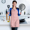 Pink Glitter Pattern Print Women's Apron-grizzshop