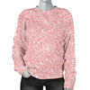 Pink Glitter Pattern Print Women's Sweatshirt-grizzshop