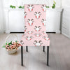 Pink Goat Sheep Pattern Print Chair Cover-grizzshop