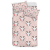 Pink Goat Sheep Pattern Print Duvet Cover Bedding Set-grizzshop