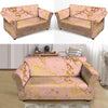 Pink Gold Marble Loveseat Cover-grizzshop