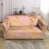 Pink Gold Marble Loveseat Cover-grizzshop