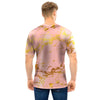 Pink Gold Marble Men T Shirt-grizzshop