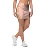 Pink Gold Marble Mini Skirt-grizzshop