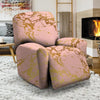 Pink Gold Marble Recliner Cover-grizzshop